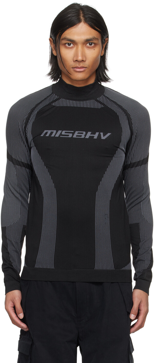 

Черная спортивная водолазка Misbhv, цвет Muted black