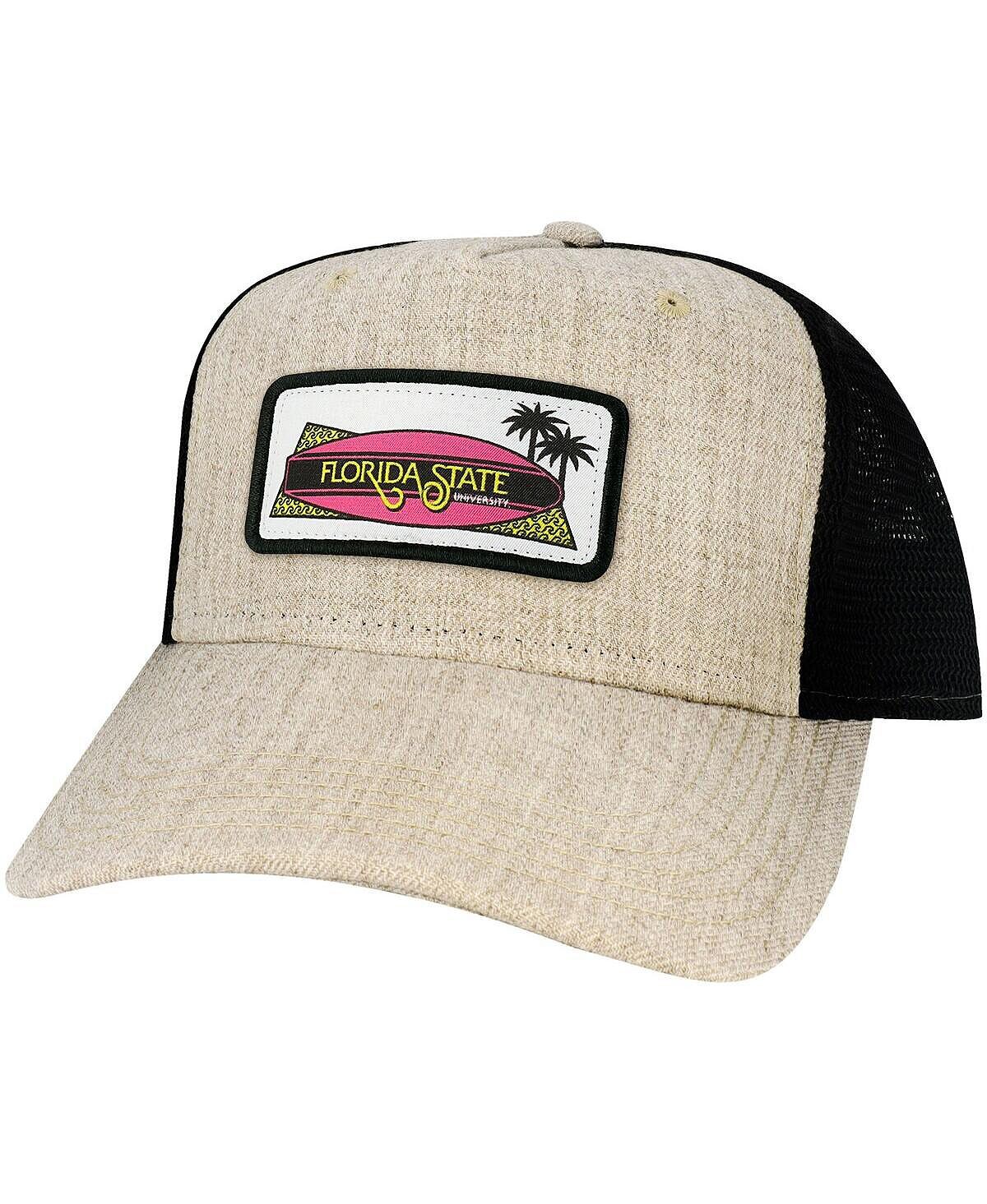 

Мужская коричневая регулируемая шляпа Snapback Snapback для мужчин и женщин, штат Флорида, пляжный клуб Roadie Trucker League Collegiate Wear