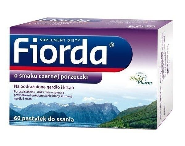 

Fiorda Pastylki Smak Porzeczkowy леденцы, 60 шт.