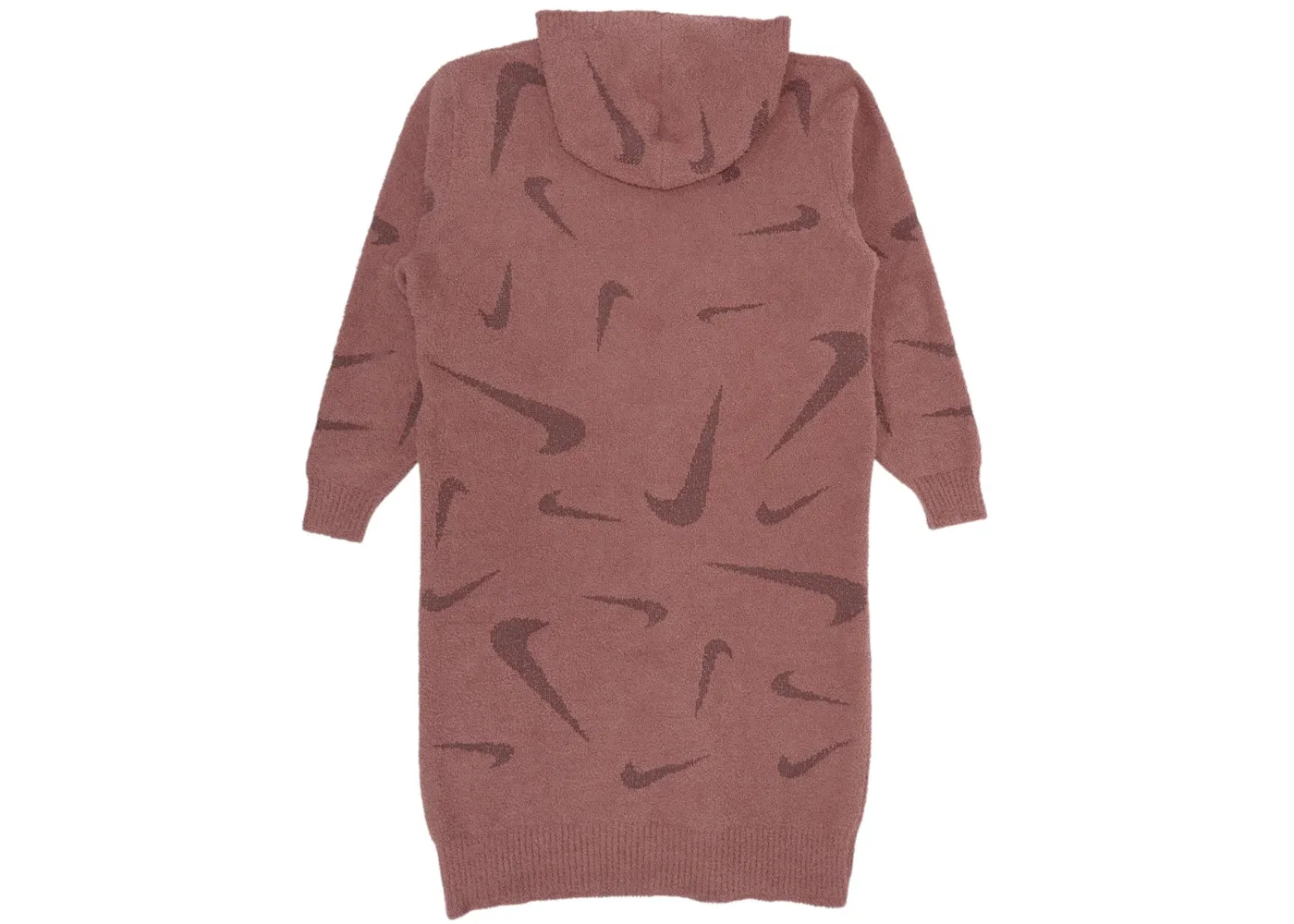 Женский кардиган с текстурой букле Phoenix Cozy Nike, Mauve — фото 2