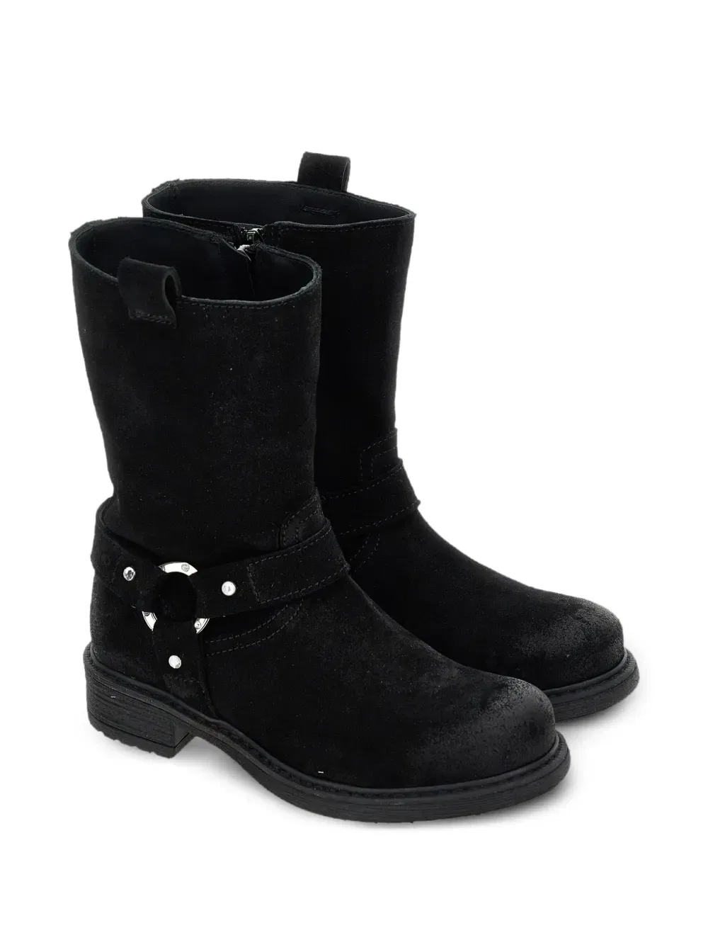 Сапоги с ремешками Ermanno Scervino Junior, черный