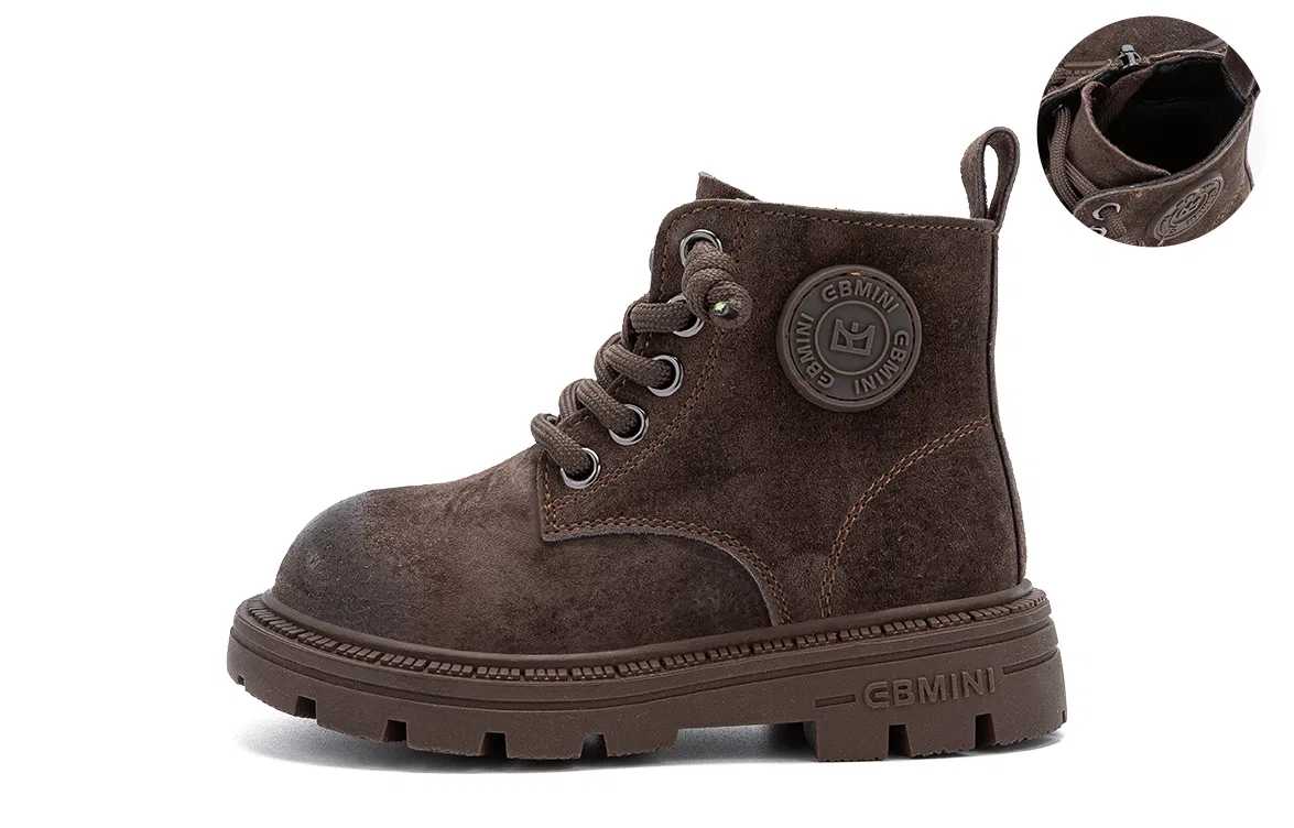 Детские утепленные ботинки EBMINI, Brown