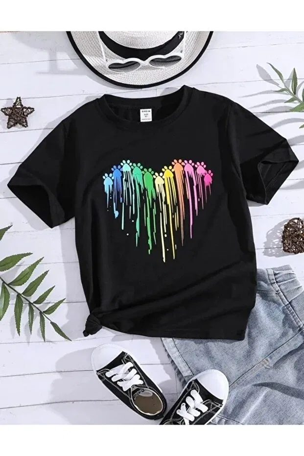 Детская футболка с принтом Loungewear Keywest, Black