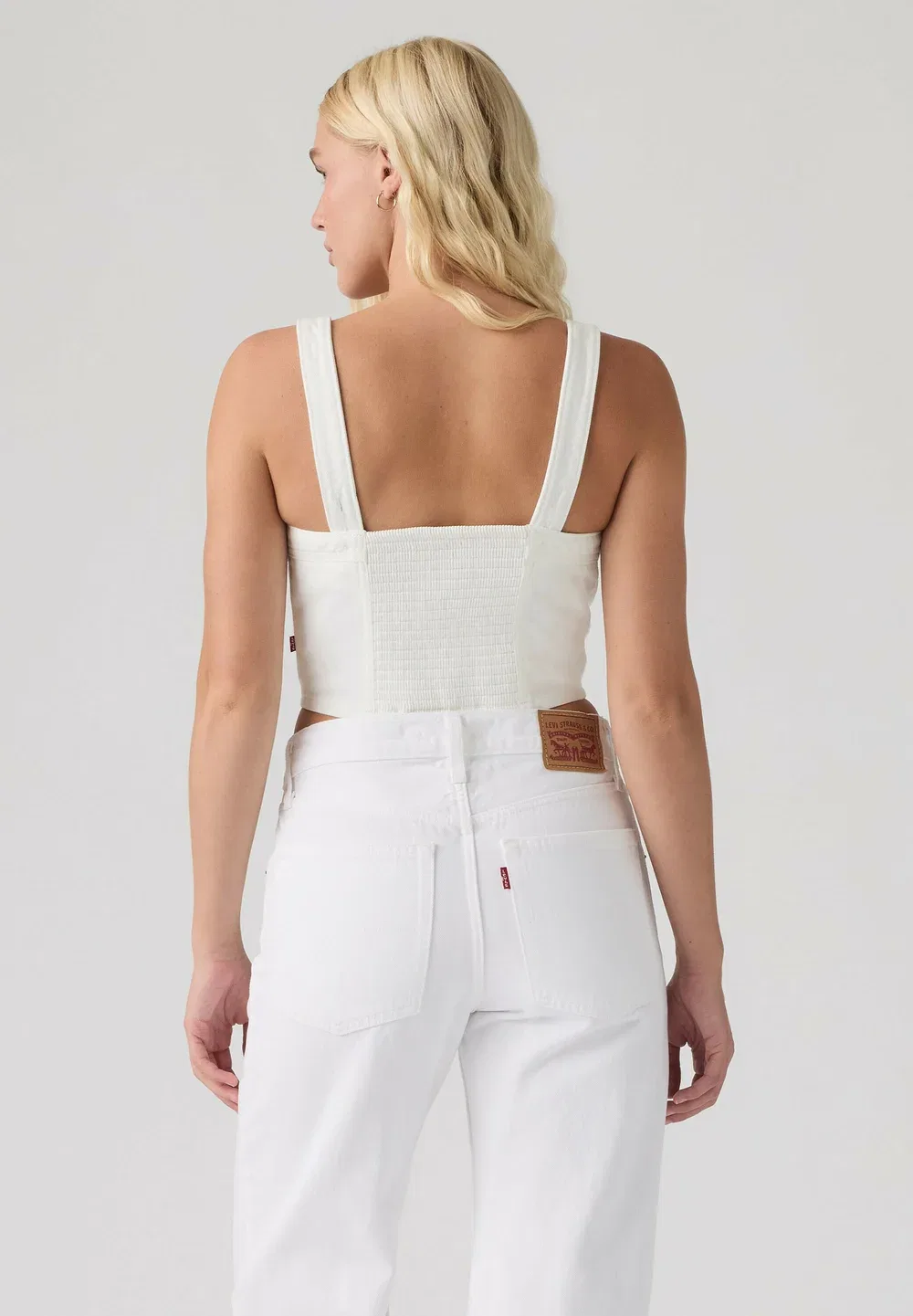 Audra seamed top tooth fairy lt wt - top Levi'S, Tooth Fairy Lt Wt - Whites — фото 2