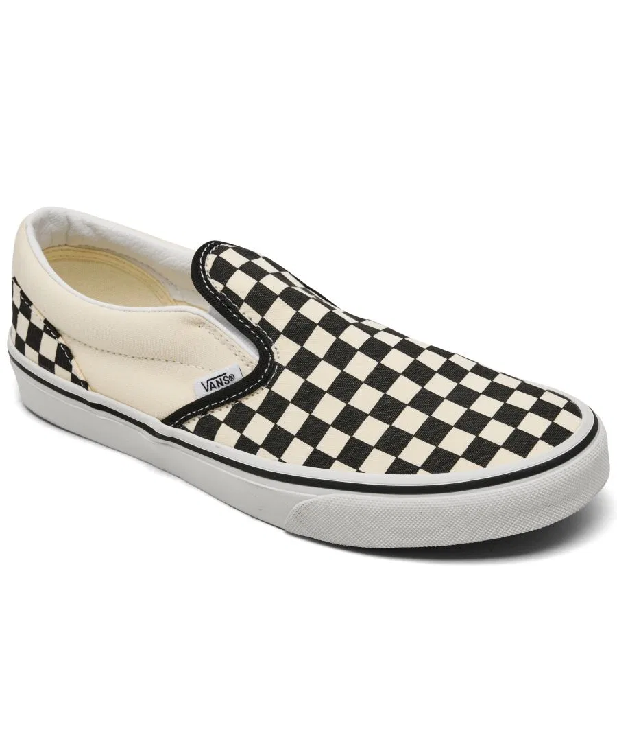 Кеды Vans Classic Slip-On, Black White Checkerboard