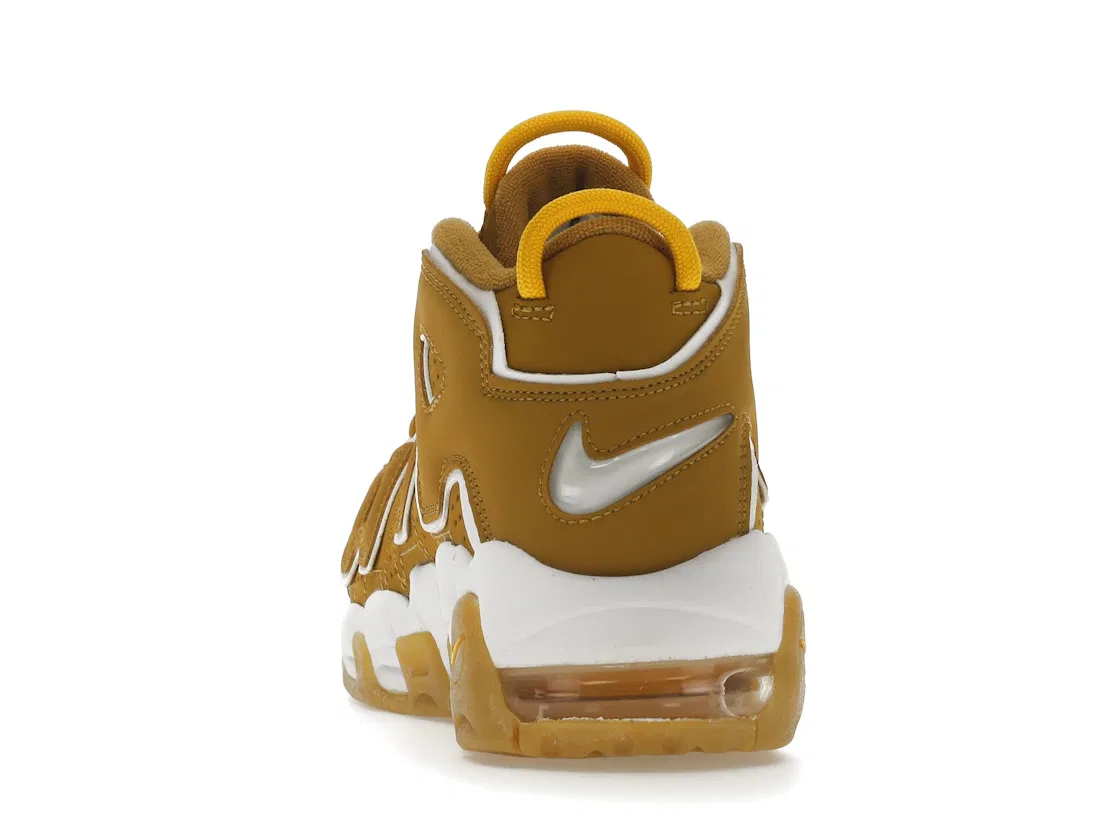 Детские кроссовки Lifestyle с полноразмерной подушкой Max Air Nike Air More Uptempo Nike, Wheat/Wheat/White — фото 4