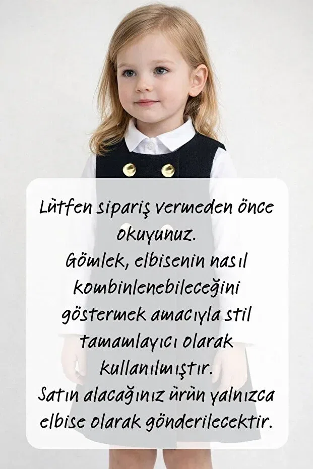 Детское платье для девочек с длинным рукавом Aressy, Black — фото 4