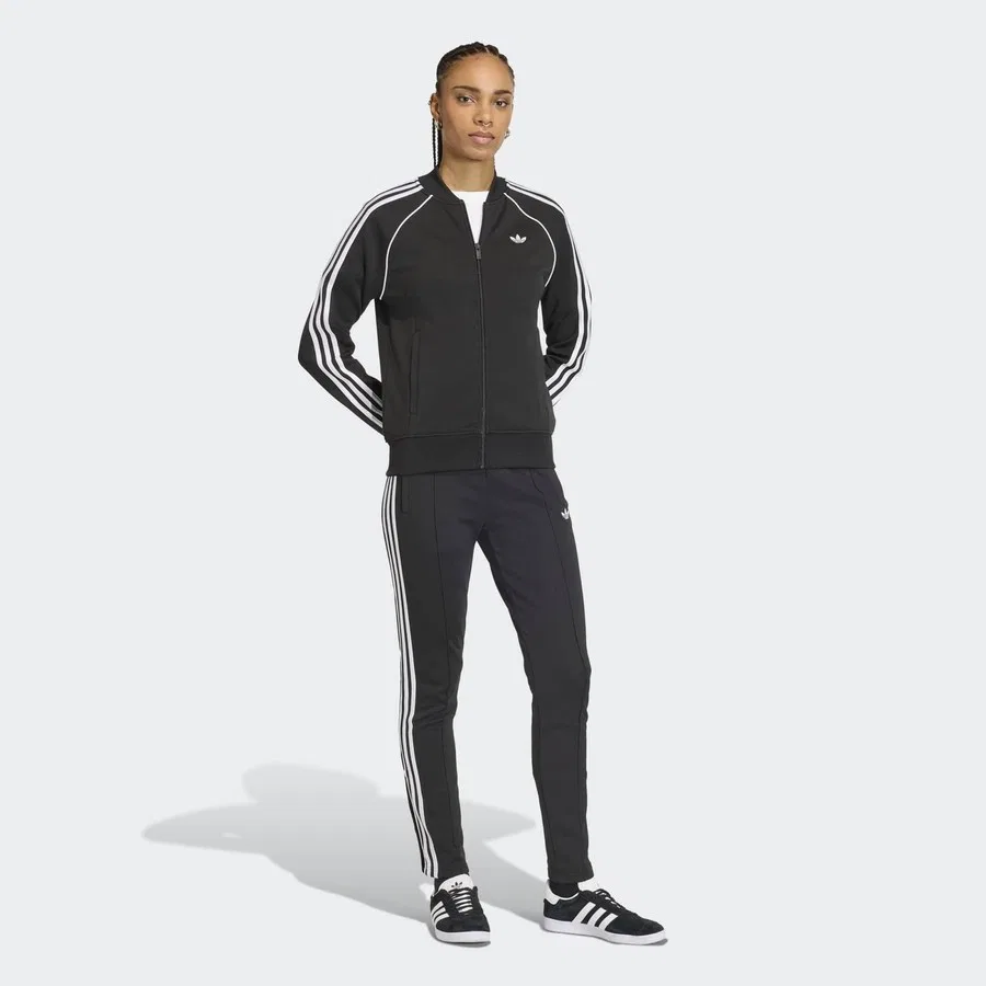 Женская куртка с длинным рукавом SST Classic adidas, Черный — фото 3