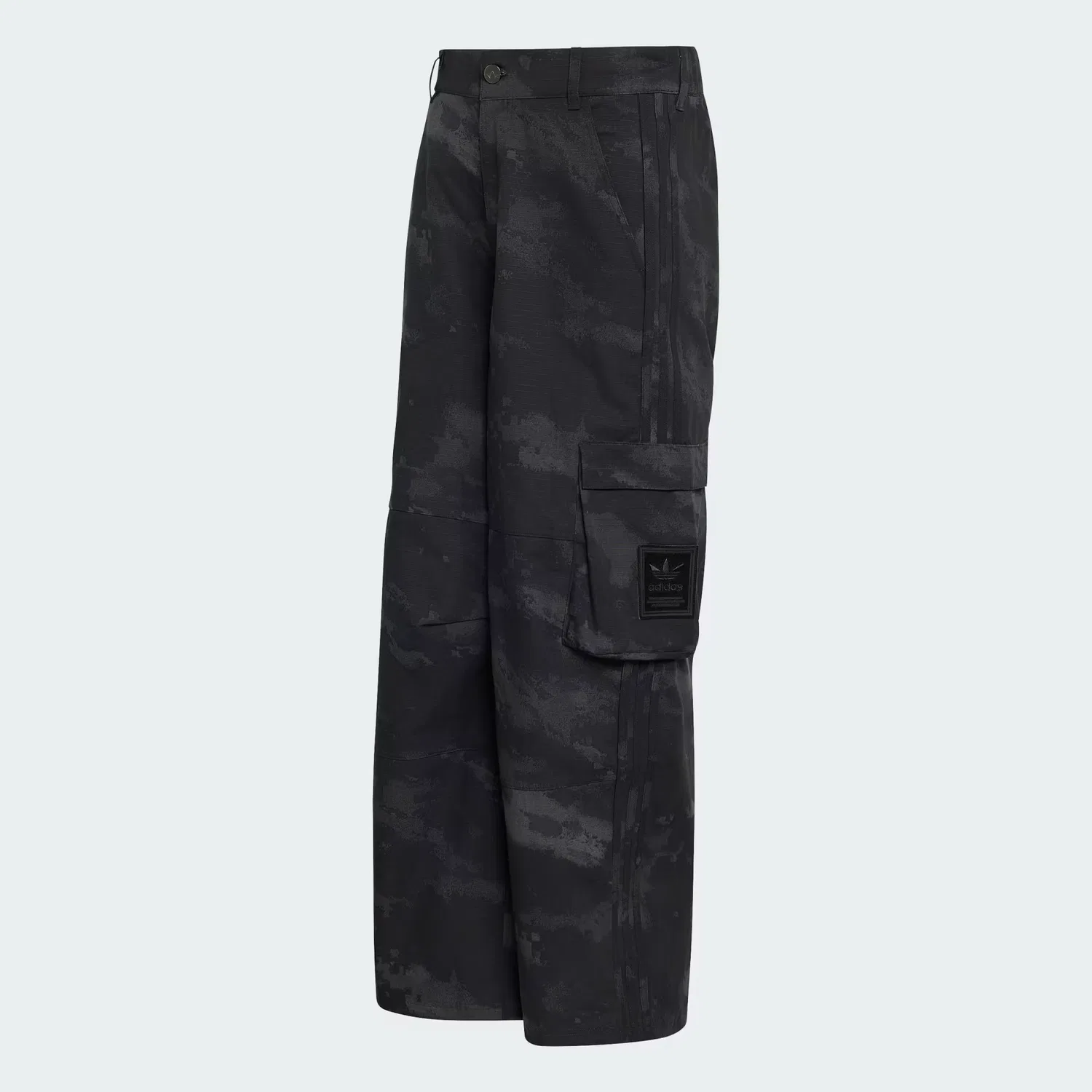 Мужские брюки свободного кроя Camo Pants Adidas Originals, черный — фото 4