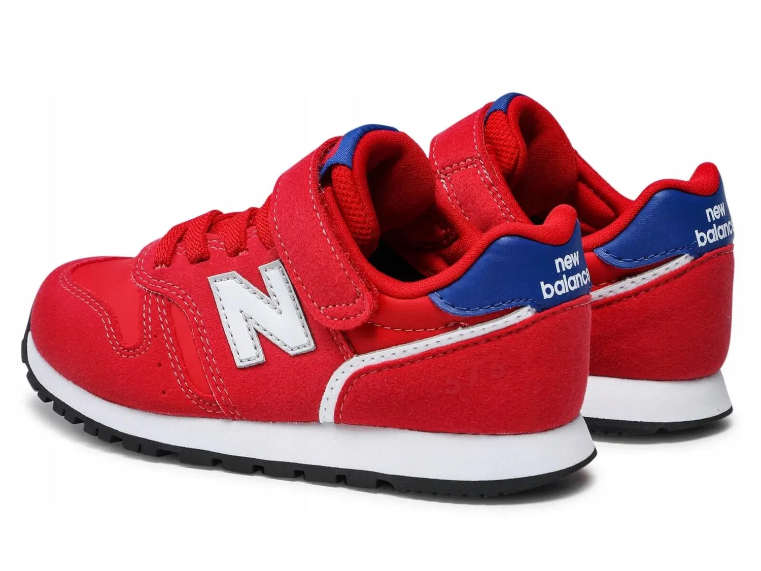 Детские кроссовки с липучкой New Balance 373, Цвет: Rot — фото 4