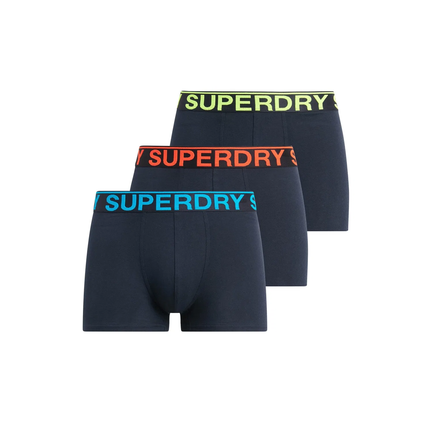 Мужские боксеры из хлопка с эластаном Superdry, Dark Blue