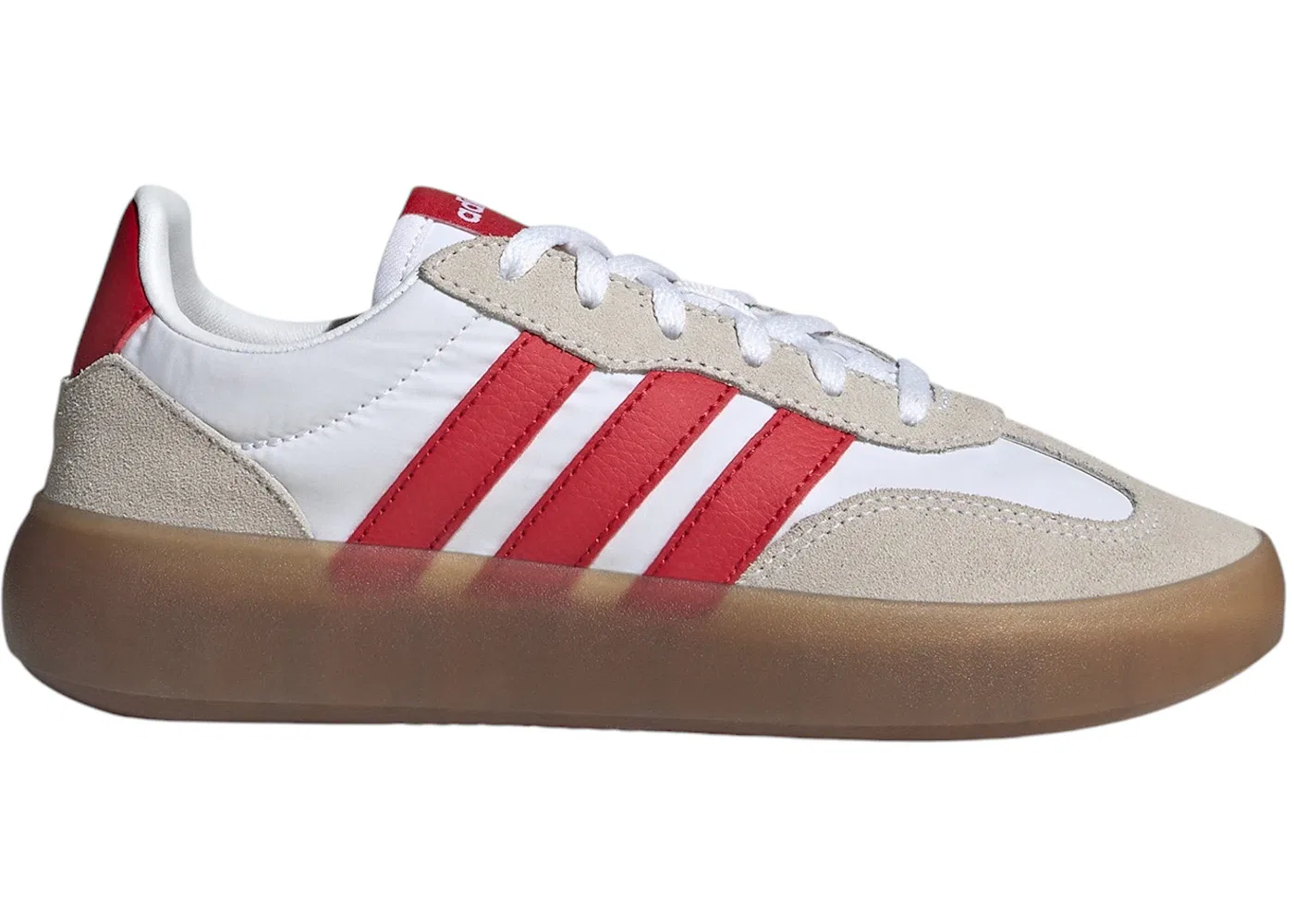 Детские кроссовки с принтом Liverpool FC Adidas Barreda Decode, цвет Cloud White/Strawberry Red/Gum