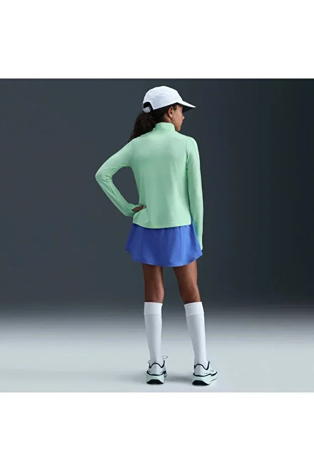 Детское спортивное худи для девочек с длинным рукавом Nike, Green — фото 4