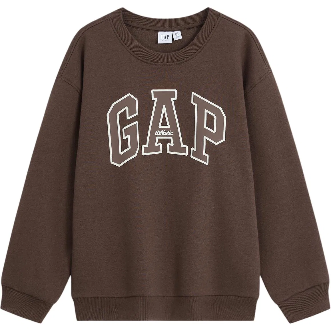 Детский свитшот с круглым вырезом Brown GAP