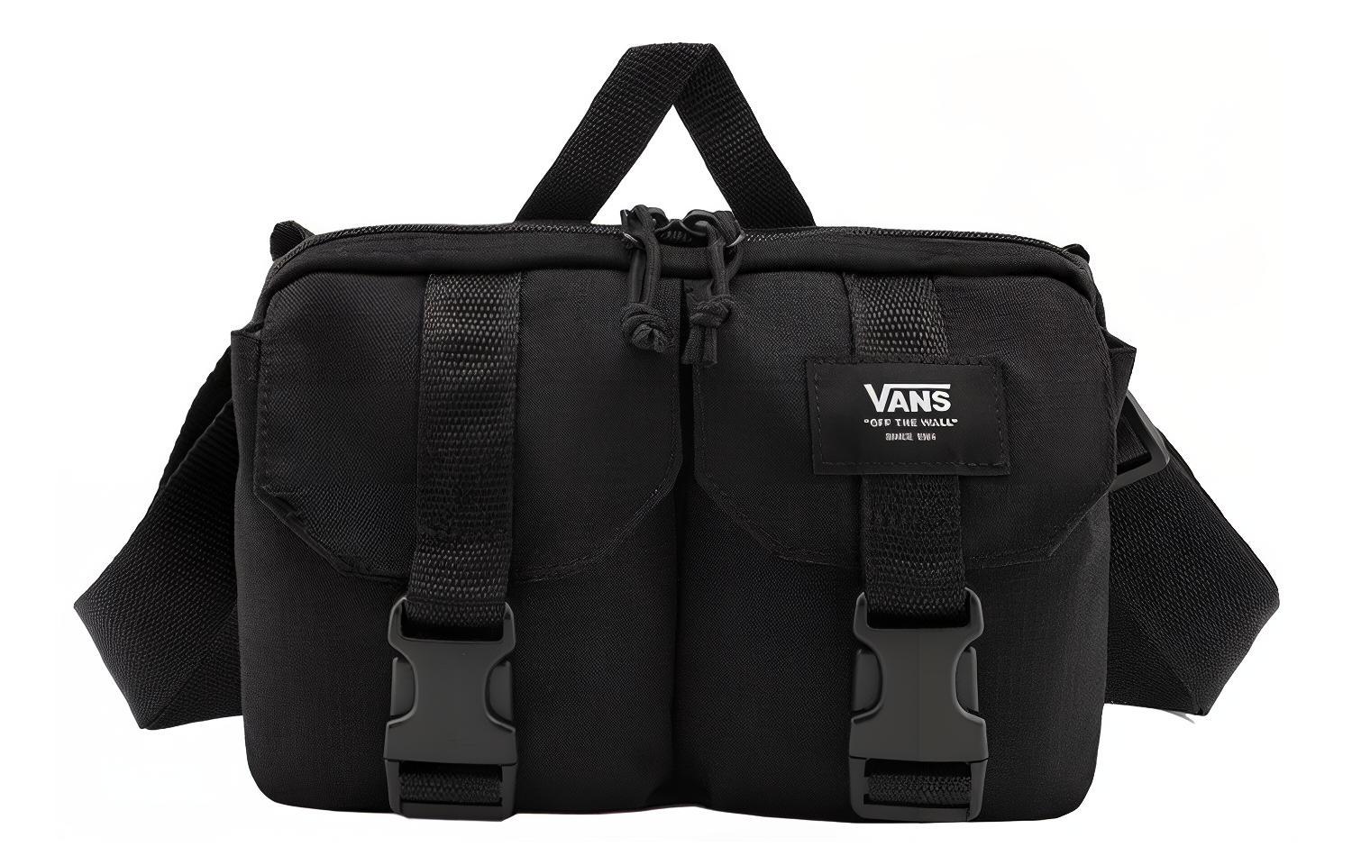 

Плечевая сумка из полиэстера через плечо унисекс классическая черная Vans