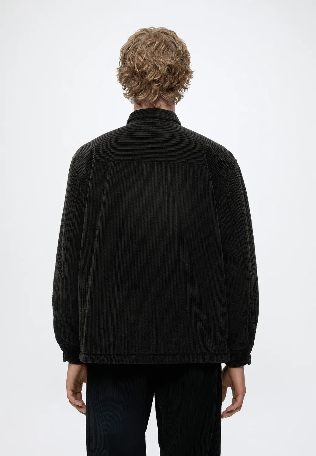 Вельветовая рубашка - рубашка Lacoste, Black — фото 3
