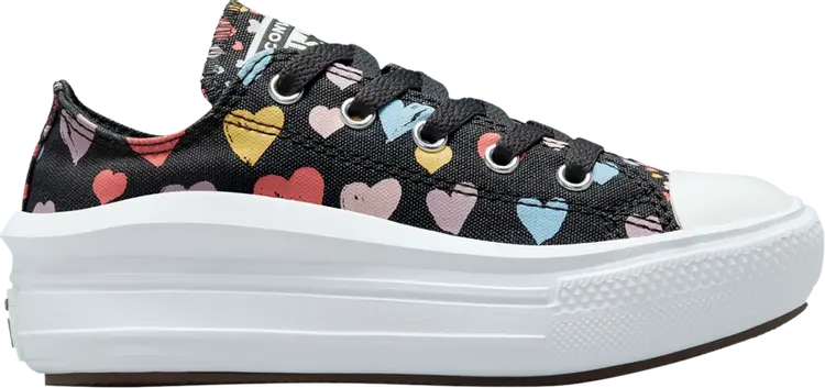 

Кроссовки Converse Chuck Taylor All Star Move Low PS Always On Hearts, черный