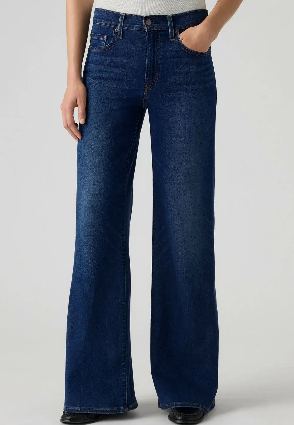 Впереди встречный ветер, 728 часов, широкий шаг Levi'S, Headwinds Ahead - Dark Indigo - Worn In