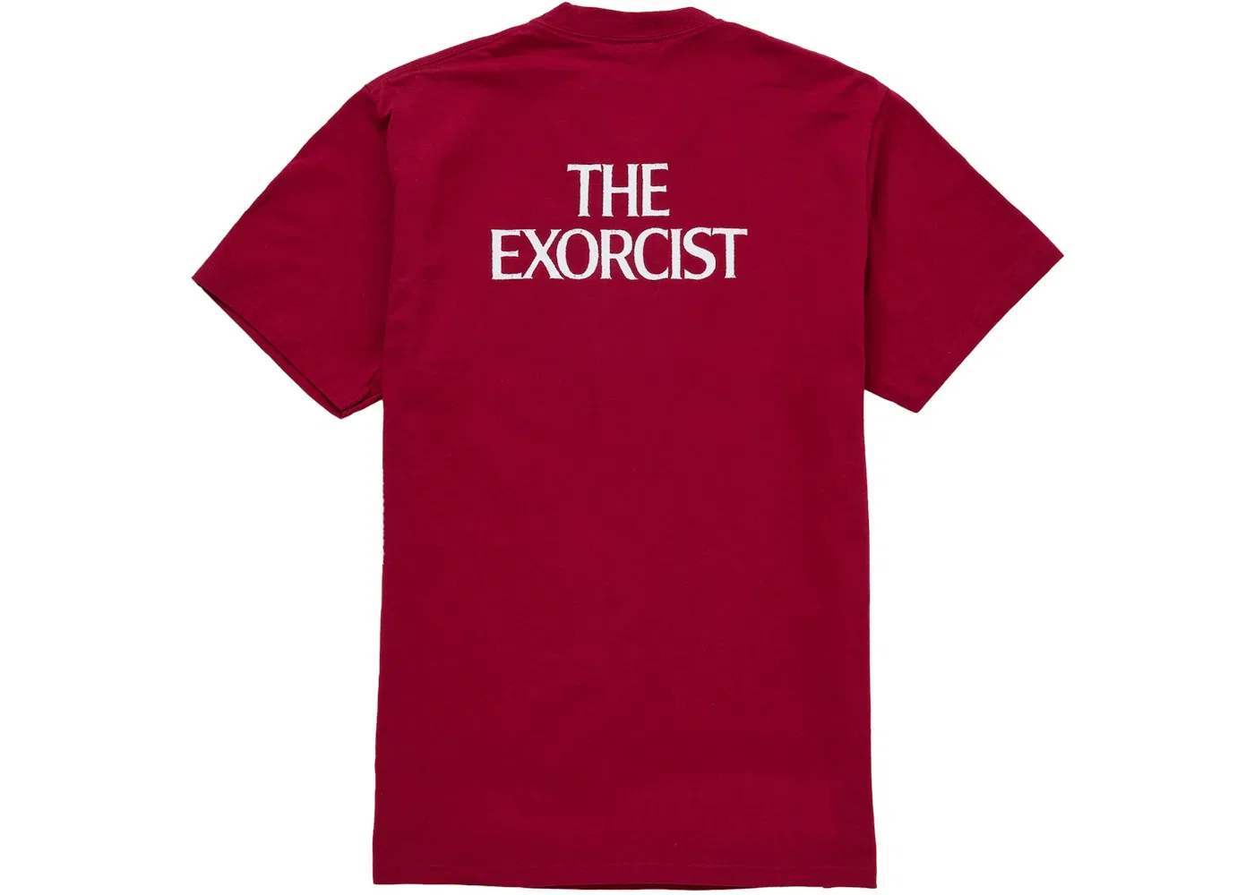 Мужская футболка с принтом Supreme The Exorcist Puke Tee Supreme, Cardinal — фото 2