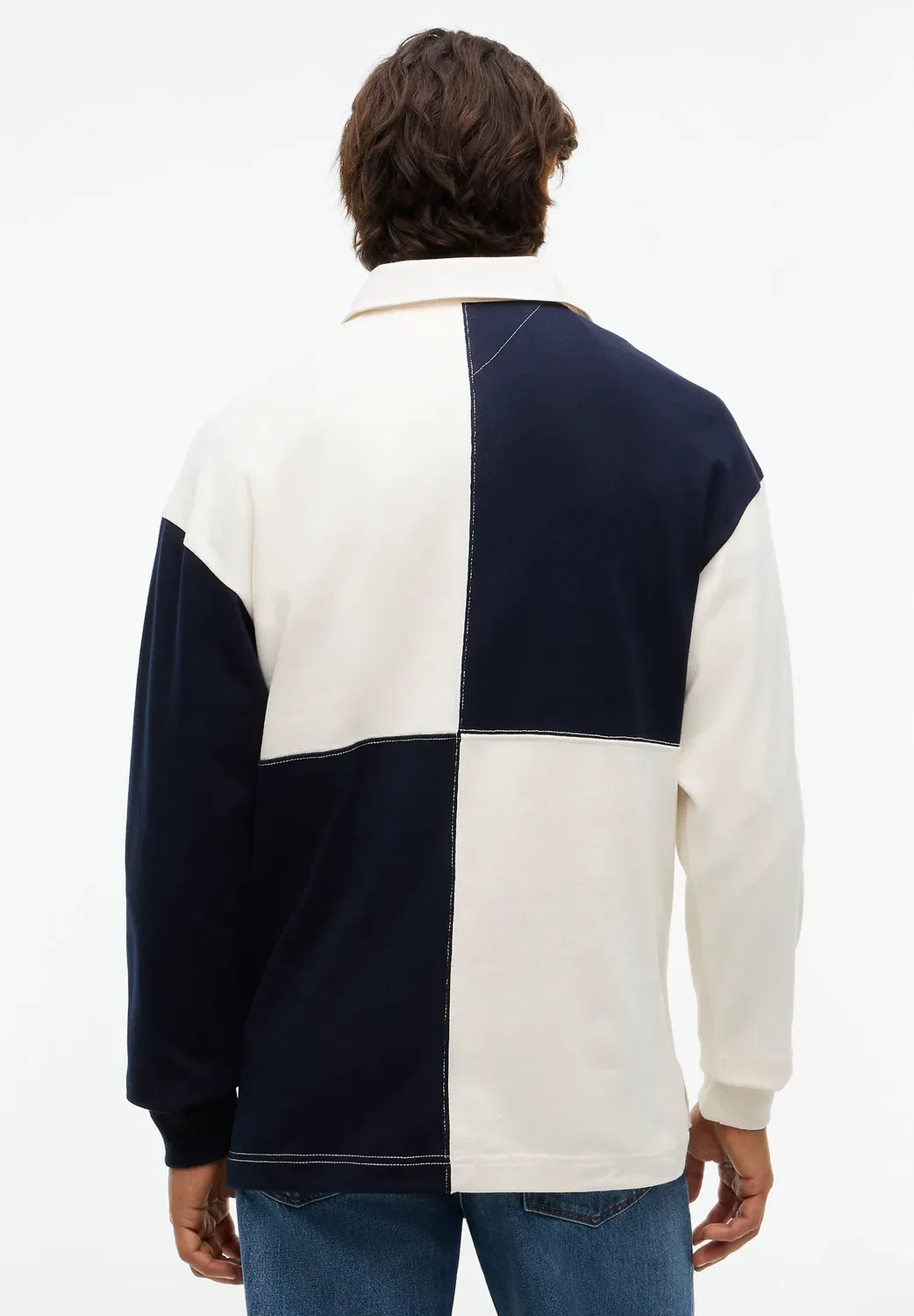 Поло-Рубашка в стиле университетской формы для регби Tommy Hilfiger, Ivory Petal — фото 3