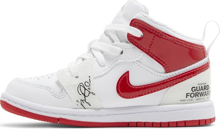Кроссовки Air Jordan 1 Mid TD Rookie Season, белый — фото 3