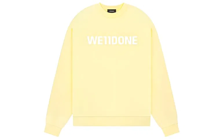 Детский свитшот с длинным рукавом WE11DONE, Yellow