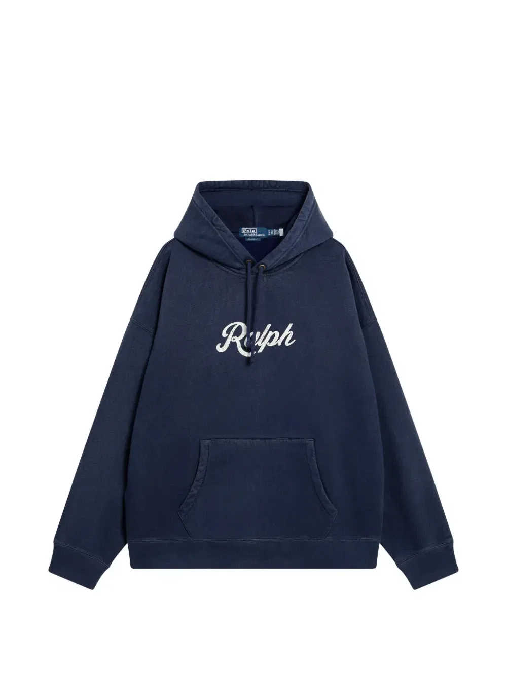Свитшот с капюшоном на шнурке с логотипом Polo Ralph Lauren, синий