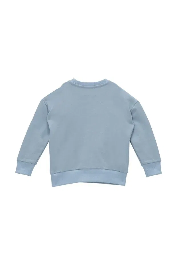 Детское худи для девочек с принтом Zeyland, Baby Blue — фото 3