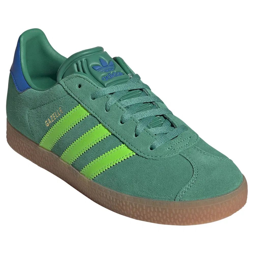 Кроссовки Gazelle Junior Adidas Originals, зеленый — фото 4