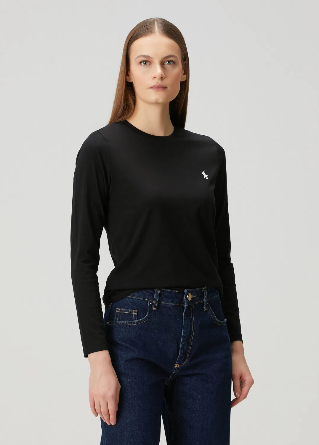 Футболка с длинным рукавом Polo Ralph Lauren, black — фото 3