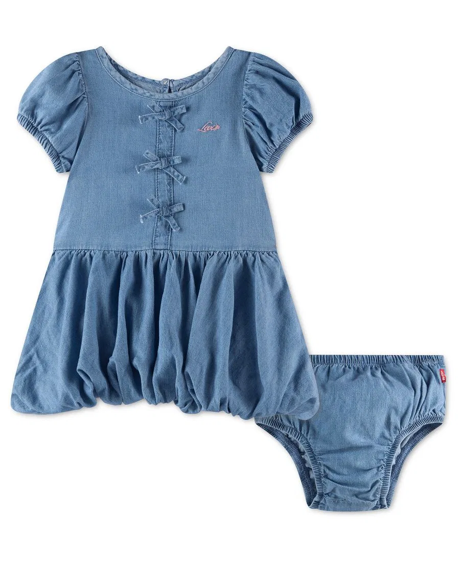 Платье-пузырь с коротким рукавом, комплект из 2 предметов Levi's, Blue