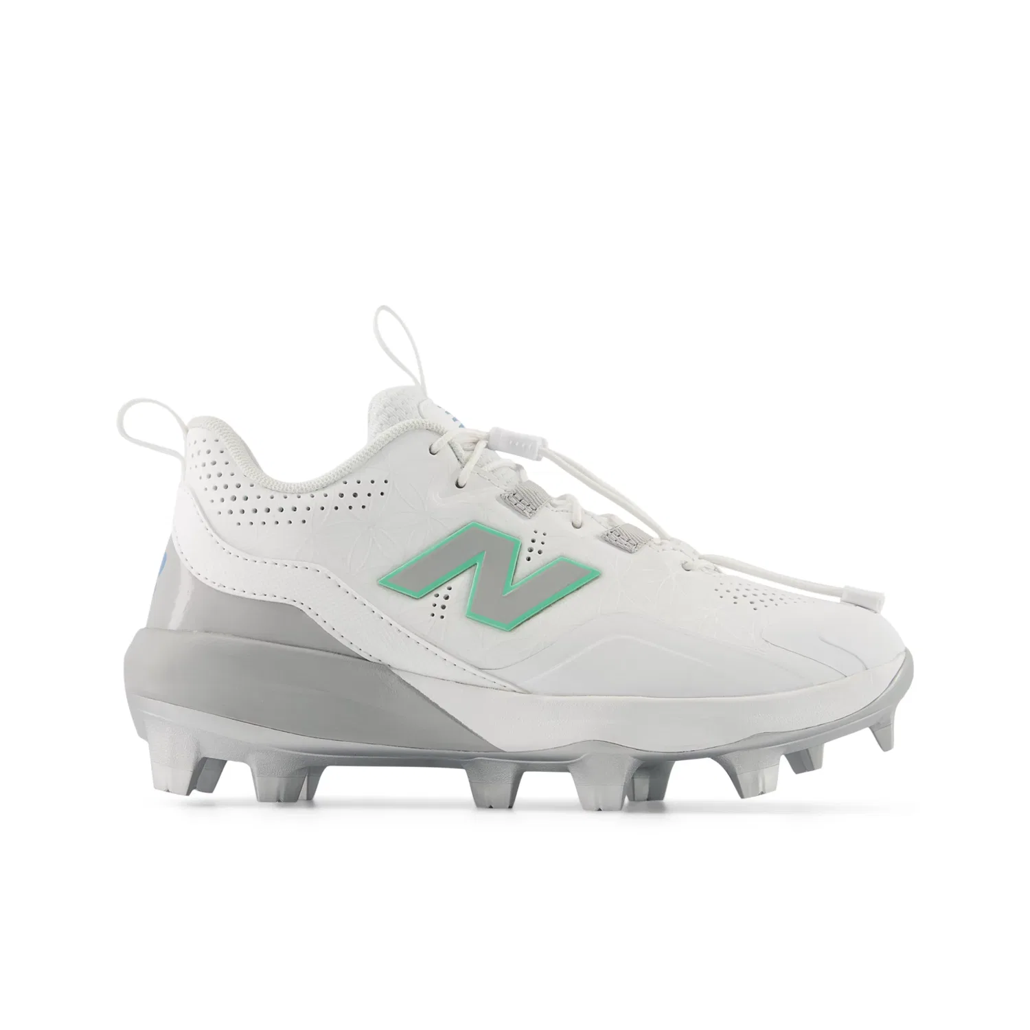 Детские бейсбольные шиповки с шнуровкой-фиксатором Fuelcell Lindor 3 Youth New Balance, White