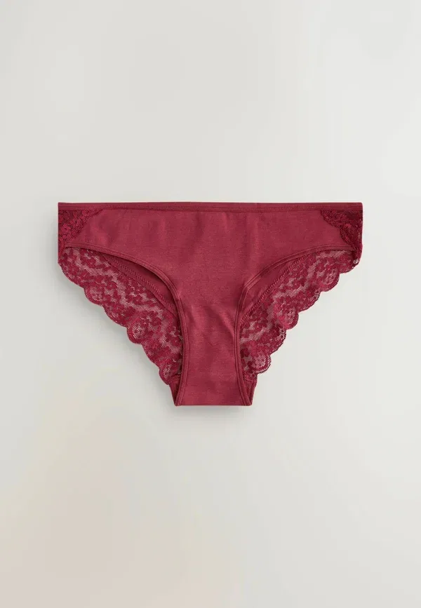 Бикини хлопковые 7 pack - bikini bottoms Next, Berry Pink, розовый — фото 2
