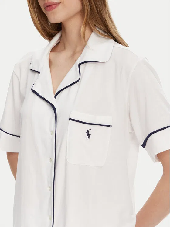 Пижама regular fit Polo Ralph Lauren, белый — фото 3