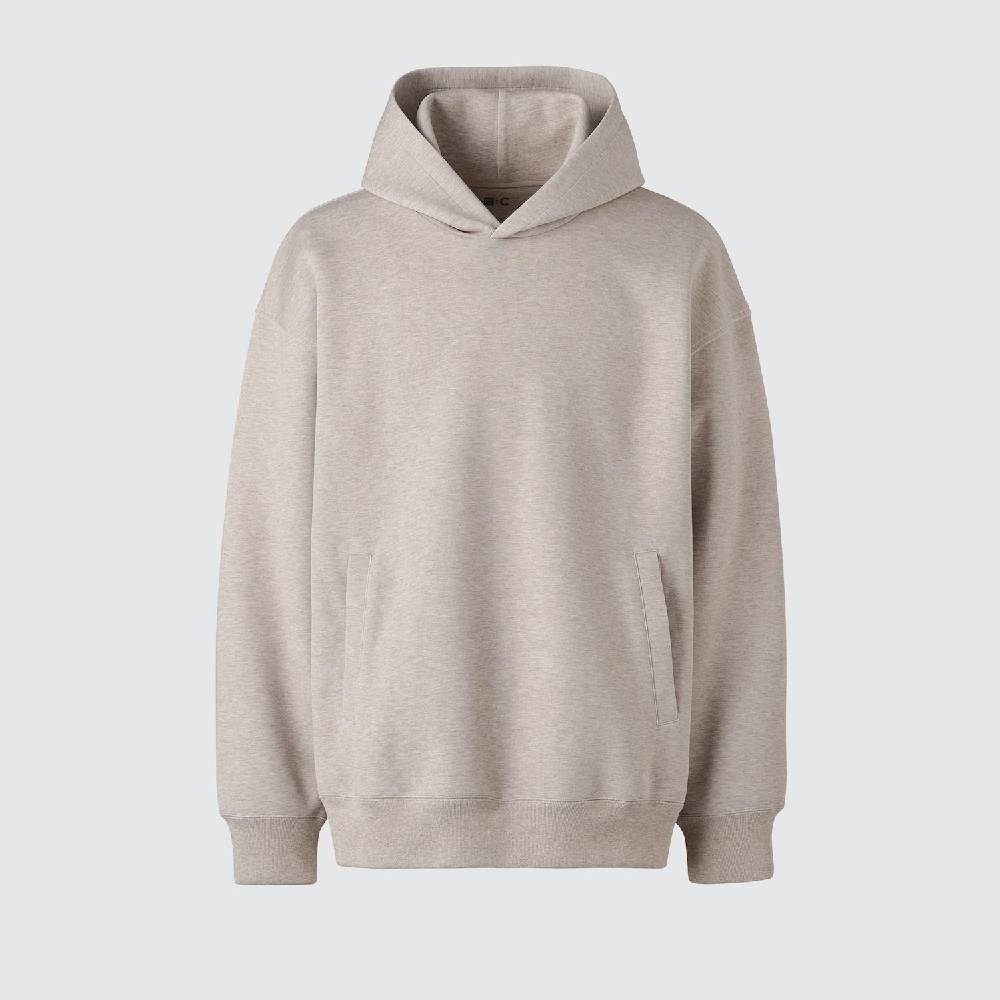 Худи-пуловер Uniqlo Oversized Sweatshirt Unisex, 31 бежевый