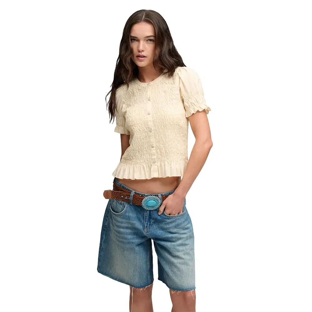 Женская футболка с напуском Superdry, Yellow