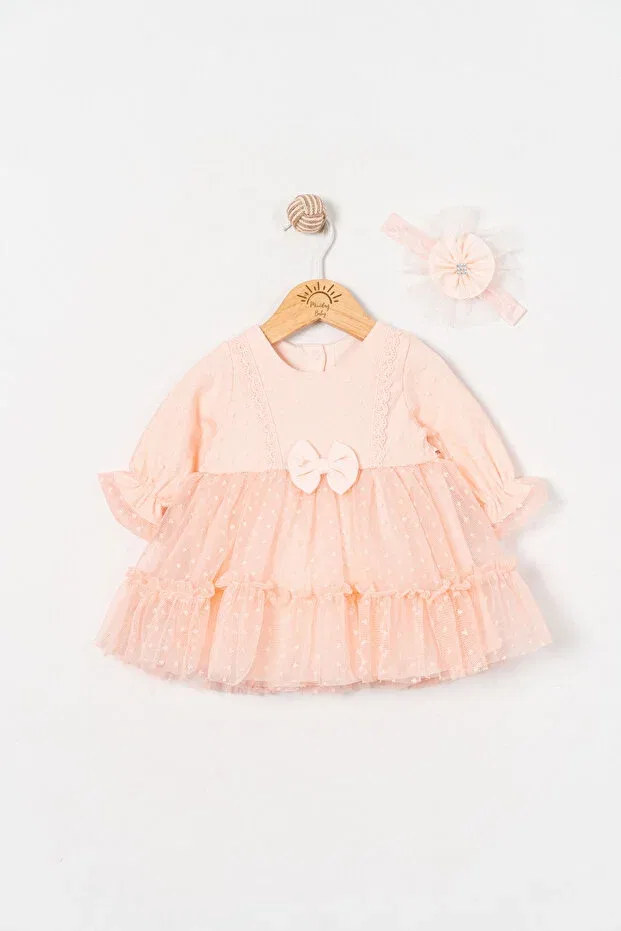 Детское платье для девочек кружевное Miniday Baby, Multicolor — фото 2