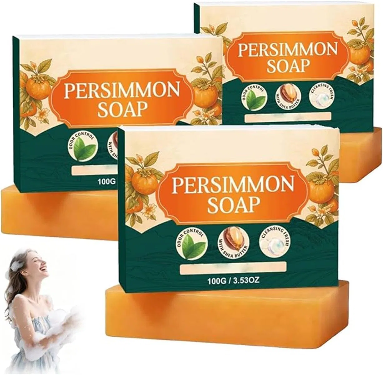 Твердое мыло Kaki-Seife, 100 г, Aloe Vera Generic
