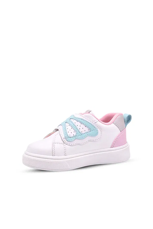 Детские туфли для девочек с принтом Maria baby girl butterfly figure Kids A More, Pink — фото 4