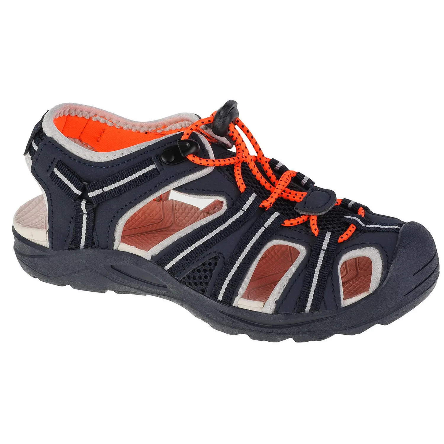 Детские сандалии для мальчиков с хорошей амортизацией CMP Aquarii 2.0 Hiking Sandal Jr, Navyblau Schwarz