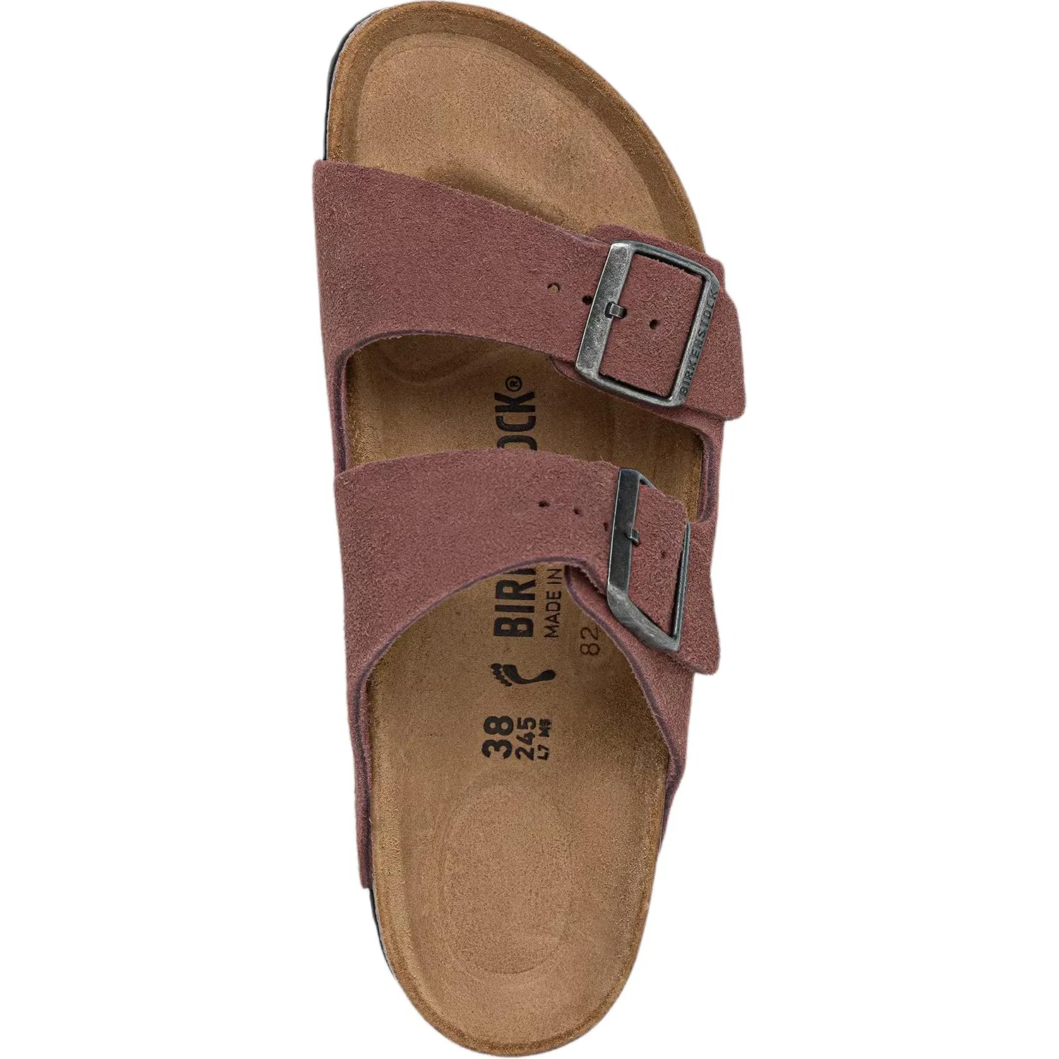 Детские сандалии с закрытым носком Birkenstock, Red Brown — фото 3