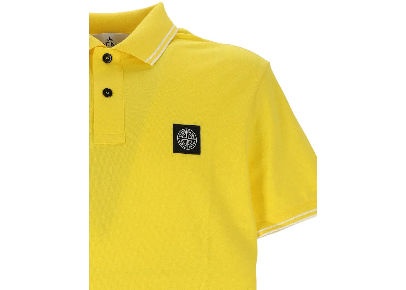 Мужское поло Stone Island Poloshirt, Yellow — фото 2