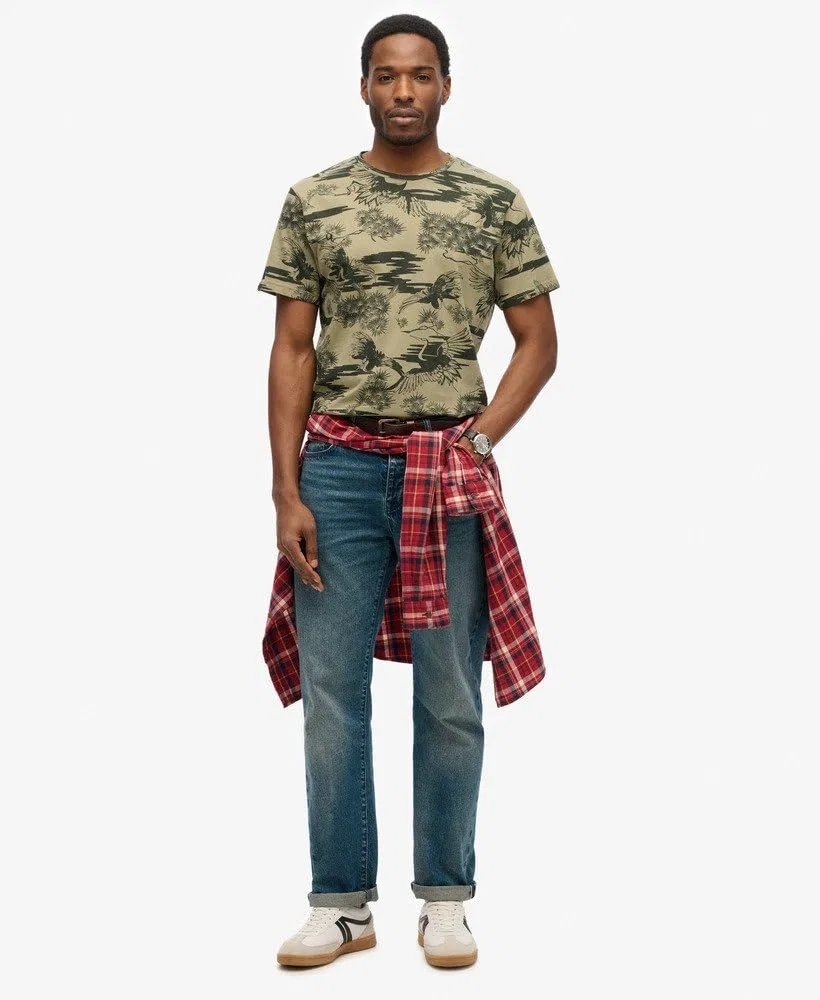 Мужская футболка с принтом Classic Superdry, 2-Green — фото 2