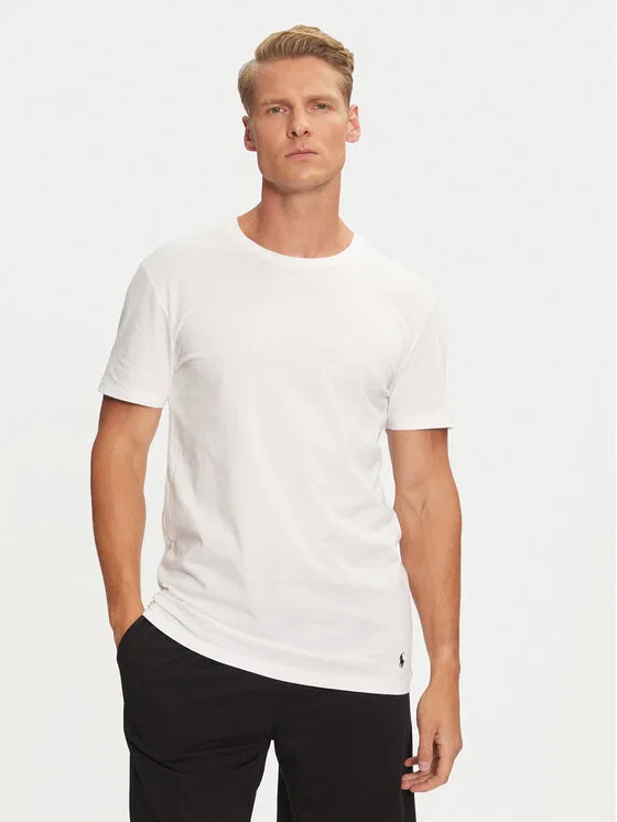 Комплект футболок regular fit Classic Crew Polo Ralph Lauren, белый — фото 2