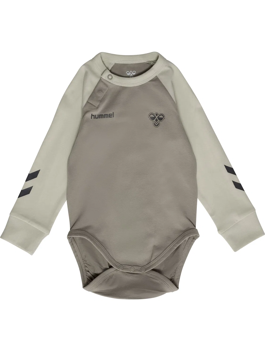 Боди-комбинезон на кнопках Hmlmini Hummel, хаки