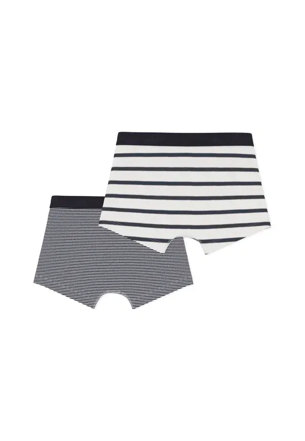 Комплект трусов из хлопка 2 шт Petit Bateau White, белый — фото 2