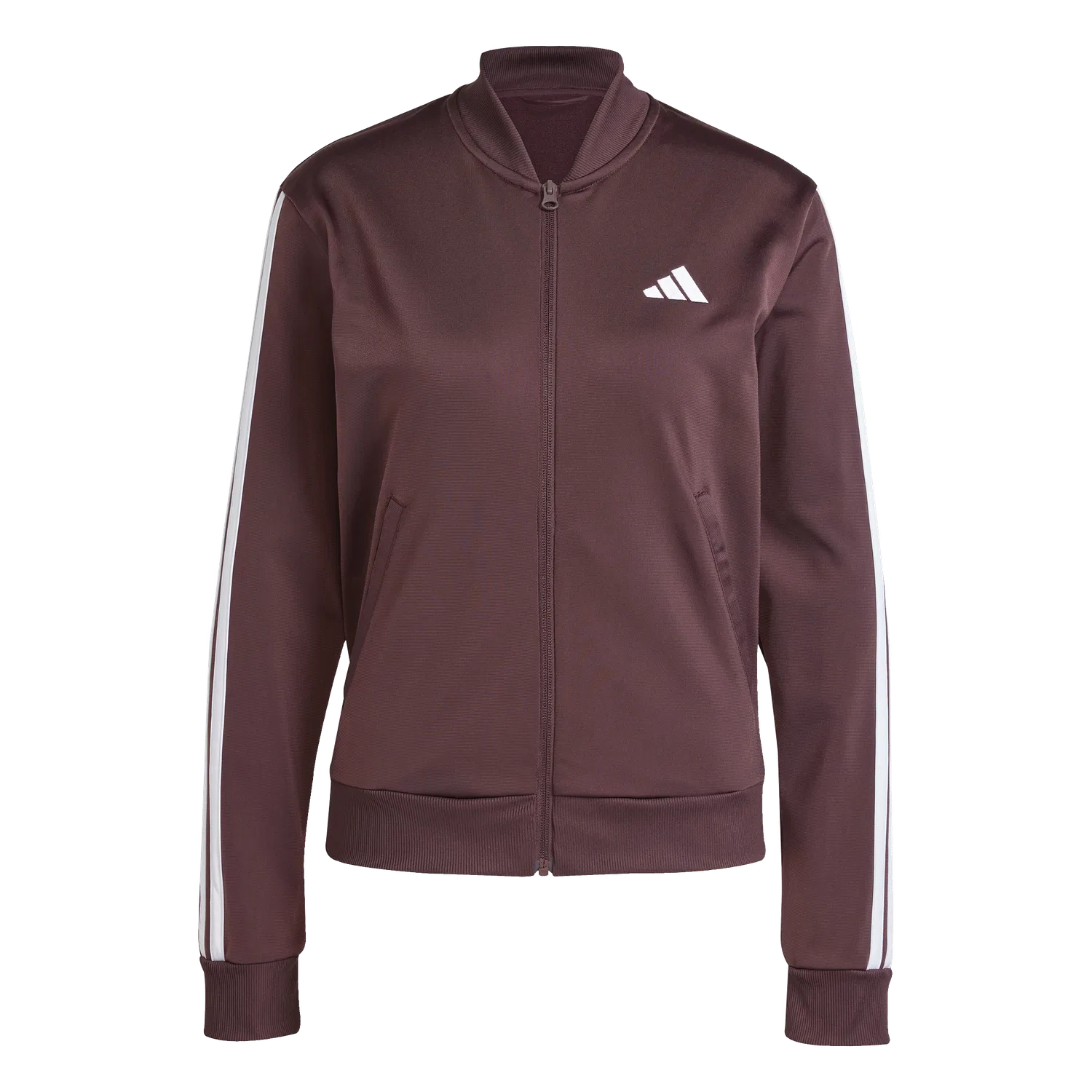 Женский спортивный костюм на молнии Adidas, коричневый — фото 2