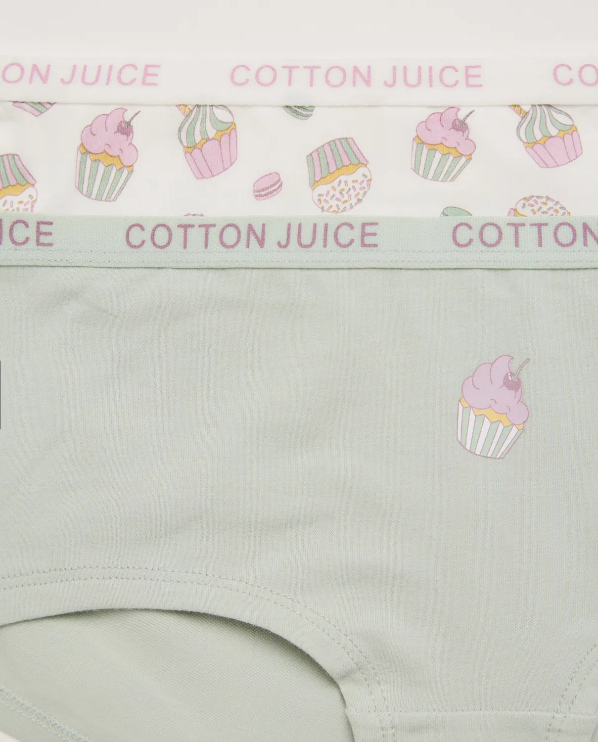 Набор с принтом, 110 см, комплект из 2 шт., Short Fantasía, Cotton Juice, мультиколор — фото 3