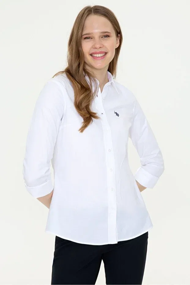 Женская рубашка с длинным рукавом U.S. Polo Assn., Vr013 — фото 3