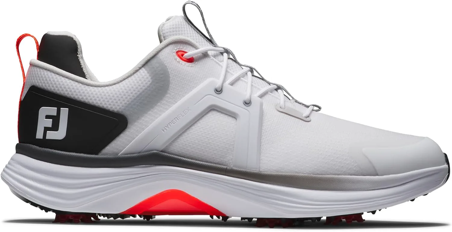 Кроссовки для гольфа FootJoy Hyperflex, белый/черный/красный — фото 2